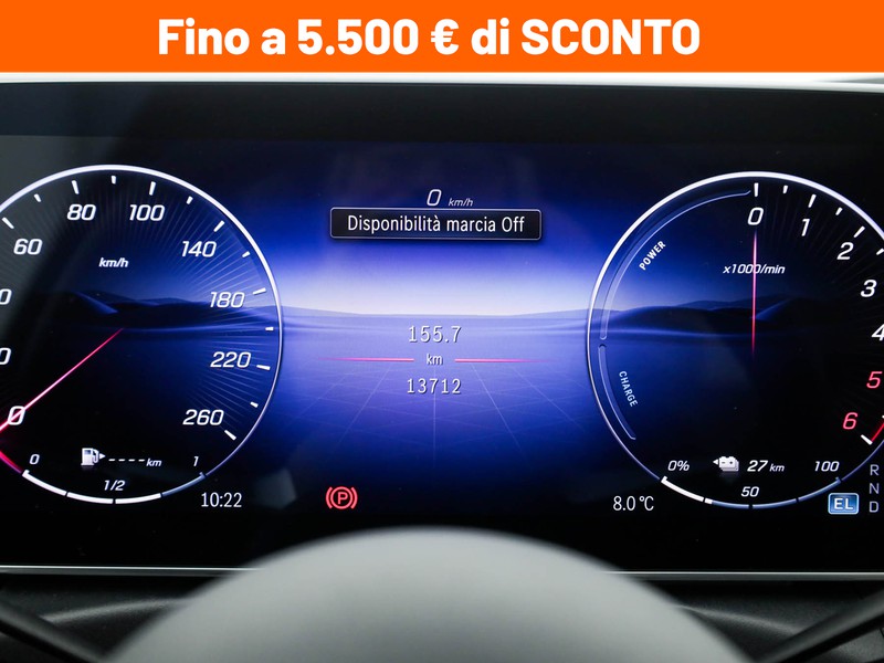 Mercedes Classe C SW sw 300 de phev amg line premium plus auto ibrido grigio