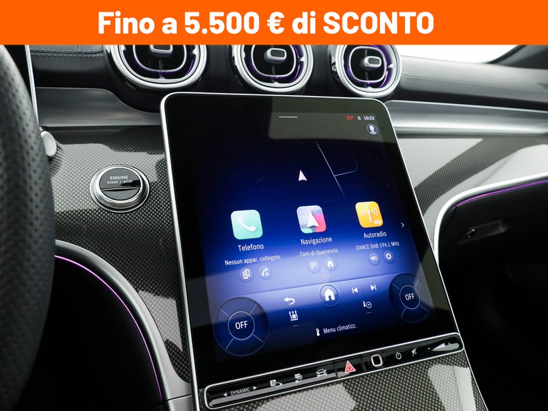 Mercedes Classe C SW sw 300 de phev amg line premium plus auto ibrido grigio