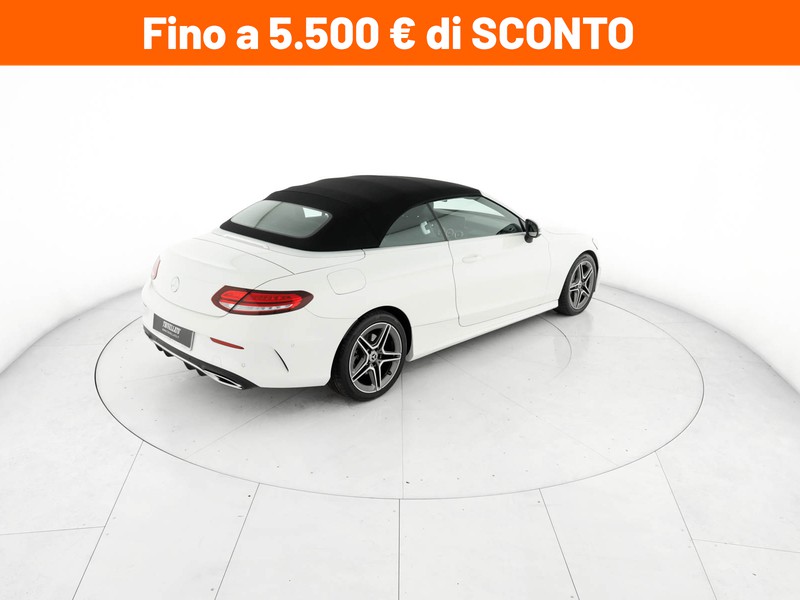 Mercedes Classe C Cabrio cabrio 220 d premium auto diesel bianco