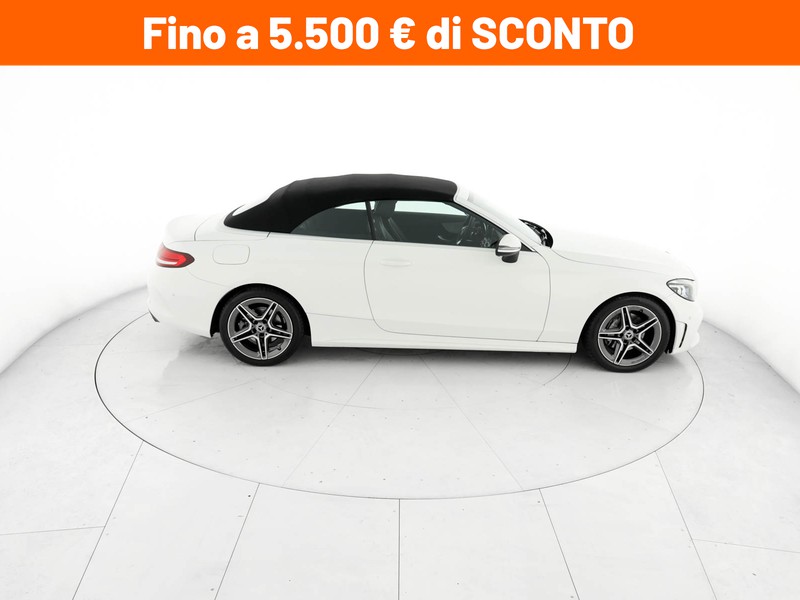 Mercedes Classe C Cabrio cabrio 220 d premium auto diesel bianco
