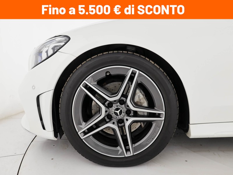 Mercedes Classe C Cabrio cabrio 220 d premium auto diesel bianco