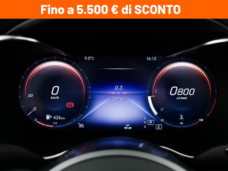 Mercedes Classe C Cabrio cabrio 220 d premium auto diesel bianco