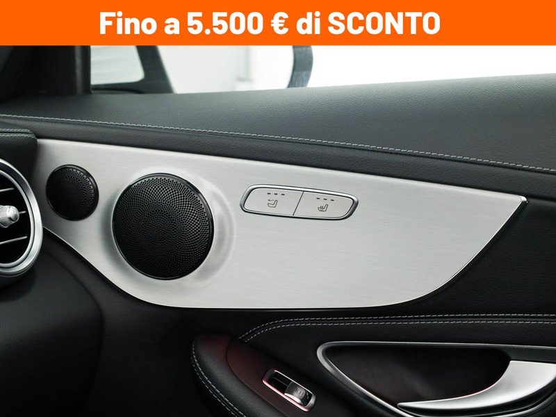 Mercedes Classe C Cabrio cabrio 220 d premium auto diesel bianco