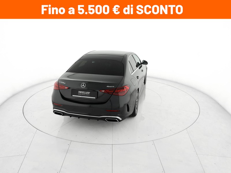 Mercedes Classe C Berlina 220 d mhev premium 4matic auto ibrido grigio