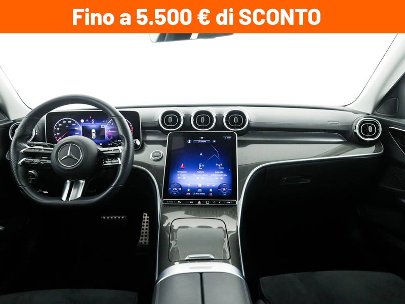 Mercedes Classe C Berlina 220 d mhev premium 4matic auto ibrido grigio