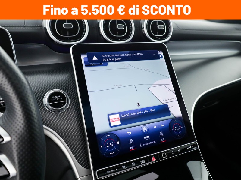 Mercedes GLC 300 de phev amg line advanced 4matic auto ibrido nero