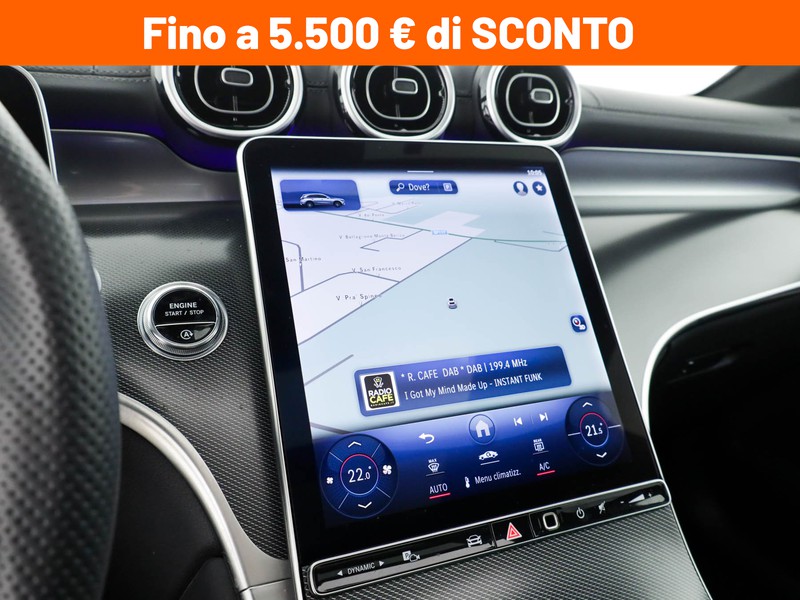 Mercedes GLC 300 d amg line advanced plus 4matic auto ibrido bianco