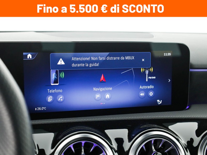 Mercedes Classe A 250 e phev amg line advanced plus auto ibrido bianco