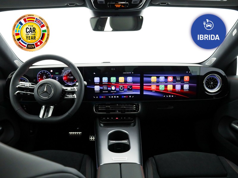 Mercedes CLA Coupè 200 amg line premium plus auto ibrido bianco