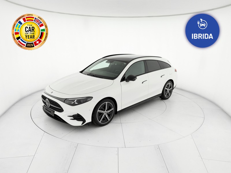 Mercedes CLA Shooting Brake  180 amg line advanced plus auto ibrido bianco