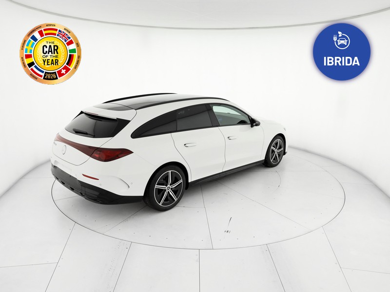 Mercedes CLA Shooting Brake  180 amg line advanced plus auto ibrido bianco