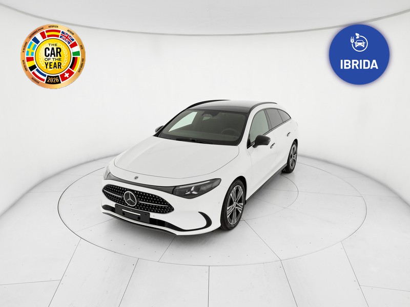 Mercedes CLA Shooting Brake  180 advanced plus auto ibrido bianco