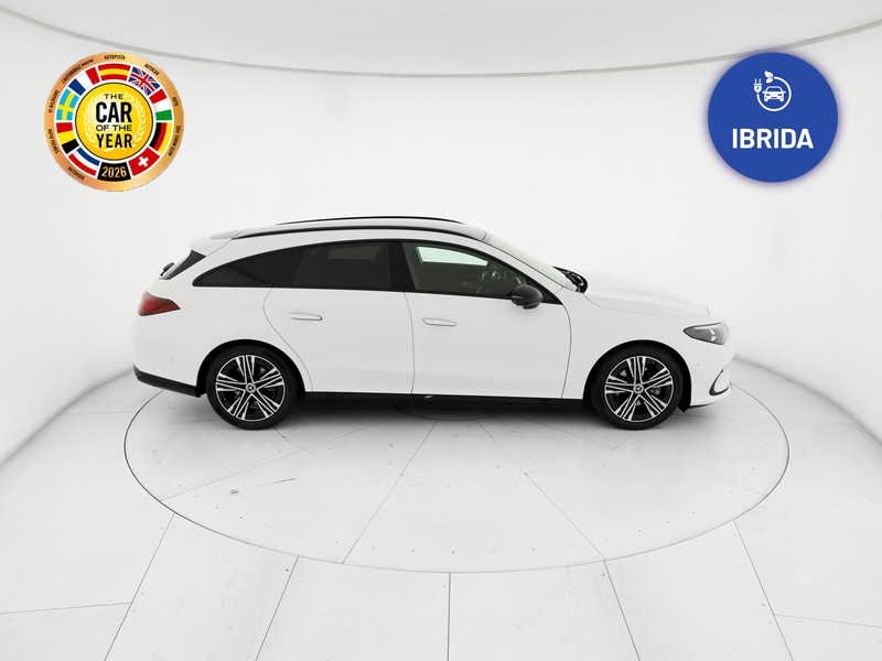 Mercedes CLA Shooting Brake  180 advanced plus auto ibrido bianco
