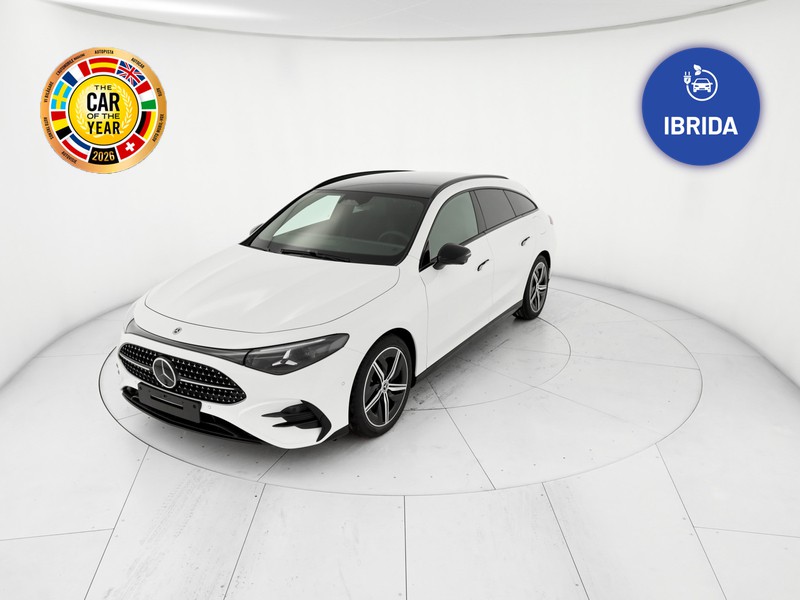 Mercedes CLA Shooting Brake  200 amg line advanced plus auto ibrido bianco