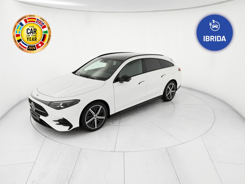 Mercedes CLA Shooting Brake  200 amg line advanced plus auto ibrido bianco