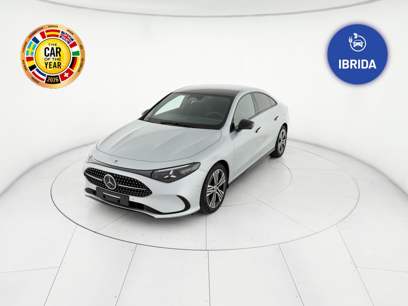 Mercedes CLA Coupè 180 advanced plus auto ibrido argento