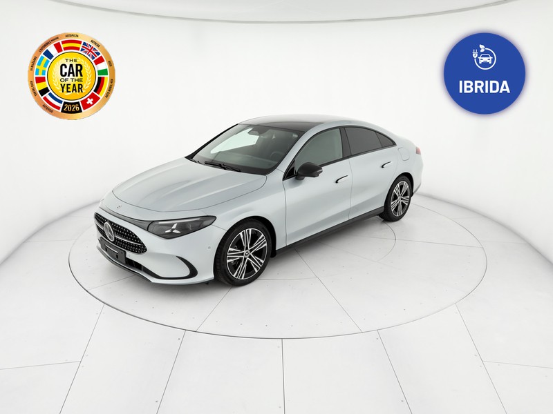 Mercedes CLA Coupè 180 advanced plus auto ibrido argento