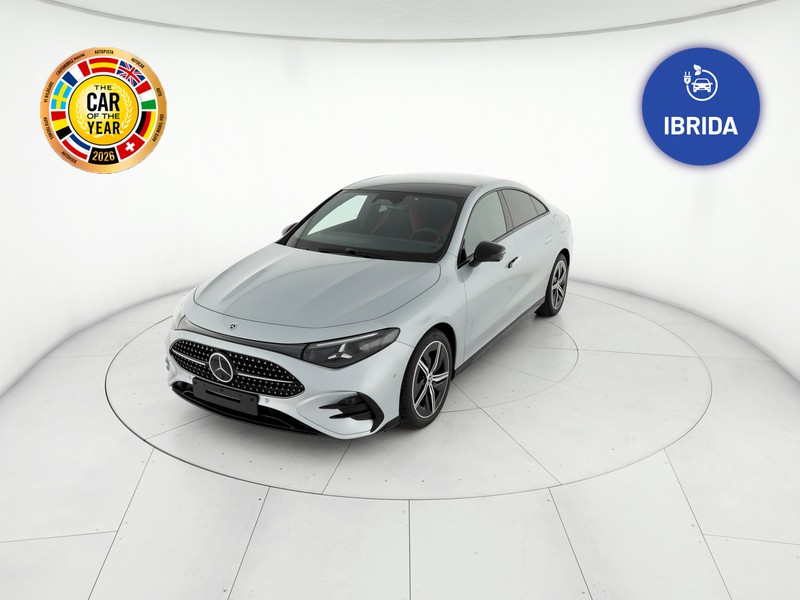 Mercedes CLA Coupè 180 amg line advanced plus auto ibrido argento