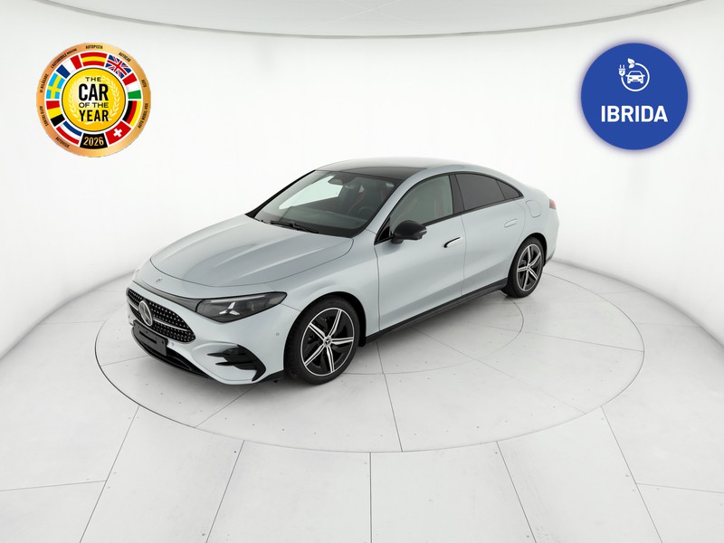 Mercedes CLA Coupè 180 amg line advanced plus auto ibrido argento
