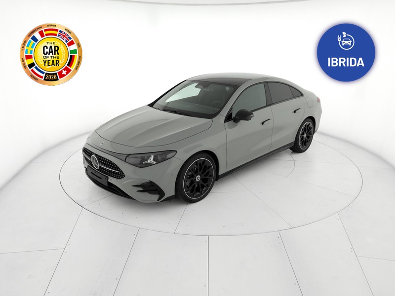 Mercedes CLA Coupè 180 amg line advanced plus auto ibrido grigio