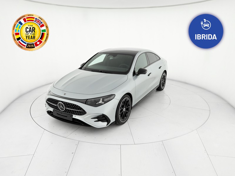 Mercedes CLA Coupè 200 amg line advanced plus auto ibrido argento