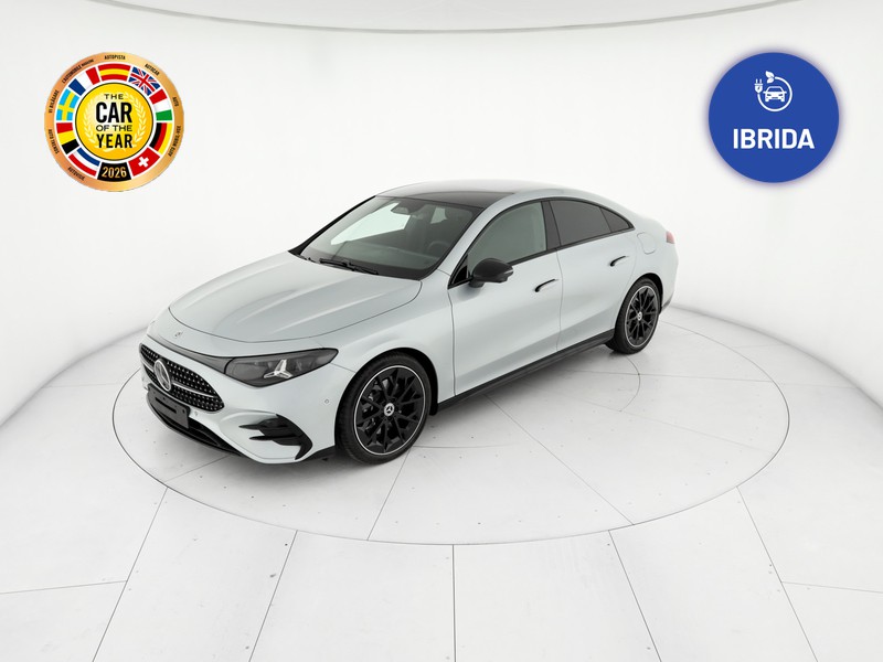 Mercedes CLA Coupè 200 amg line advanced plus auto ibrido argento