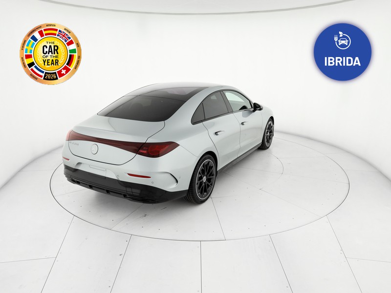 Mercedes CLA Coupè 200 amg line advanced plus auto ibrido argento