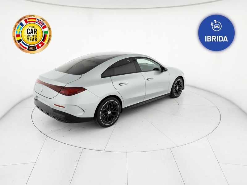 Mercedes CLA Coupè 200 amg line advanced plus auto ibrido argento