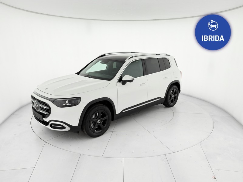 Mercedes GLB 180 advanced auto ibrido bianco
