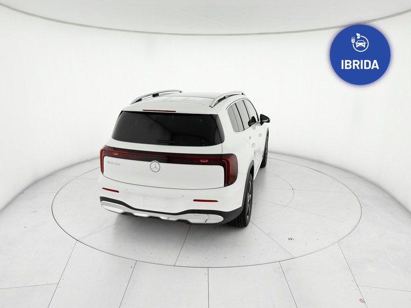 Mercedes GLB 180 advanced auto ibrido bianco