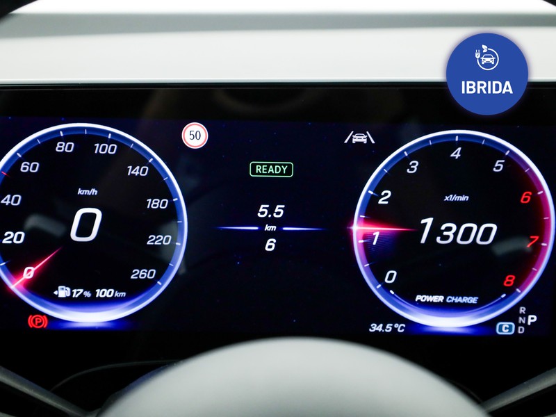 Mercedes GLB 180 amg line premium auto ibrido nero