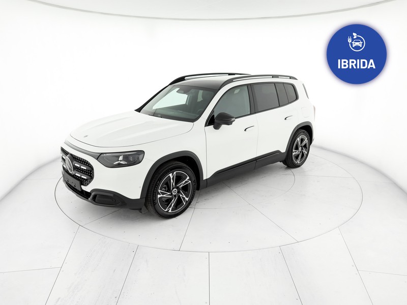 Mercedes GLB 180 advanced plus auto ibrido bianco