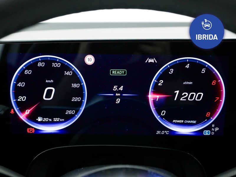 Mercedes GLB 180 advanced plus auto ibrido bianco