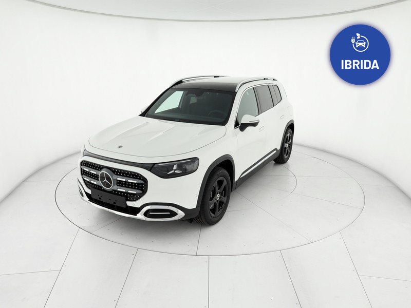 Mercedes GLB 180 advanced plus auto ibrido bianco