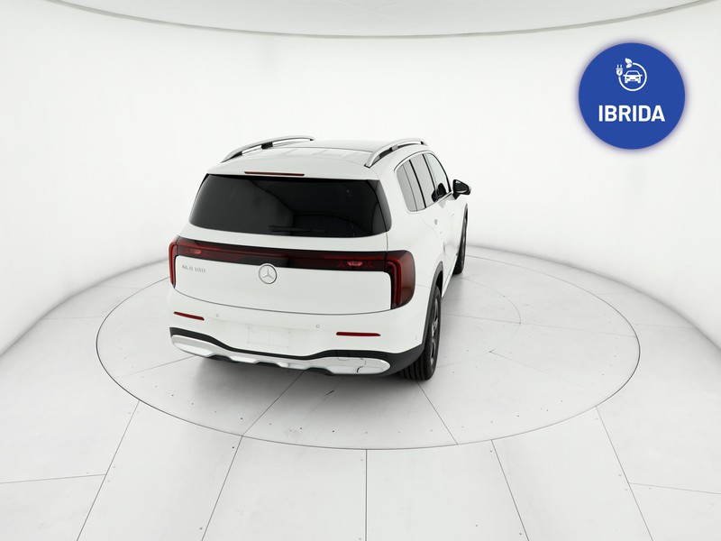 Mercedes GLB 180 advanced plus auto ibrido bianco
