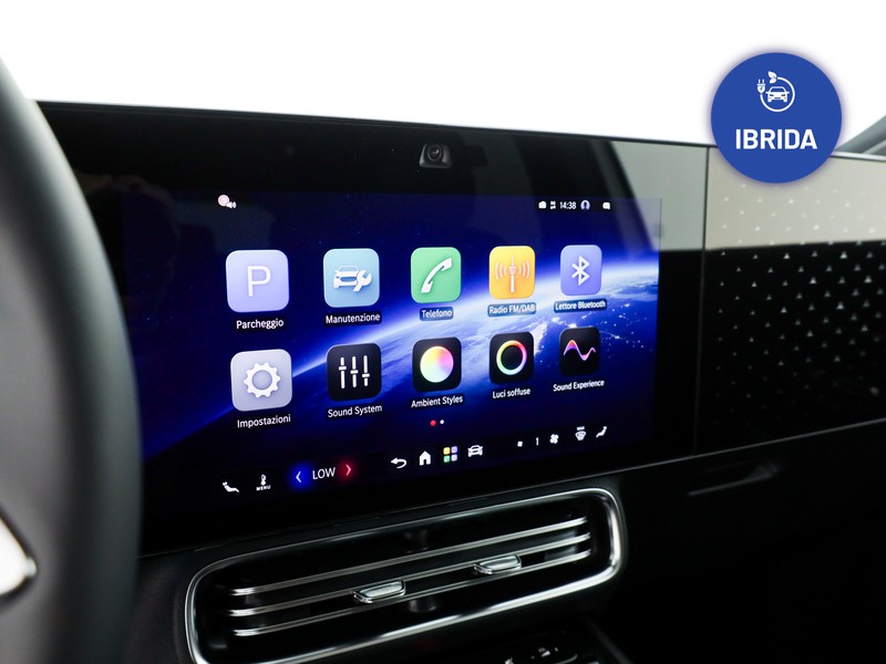 Mercedes GLB 180 advanced plus auto ibrido bianco