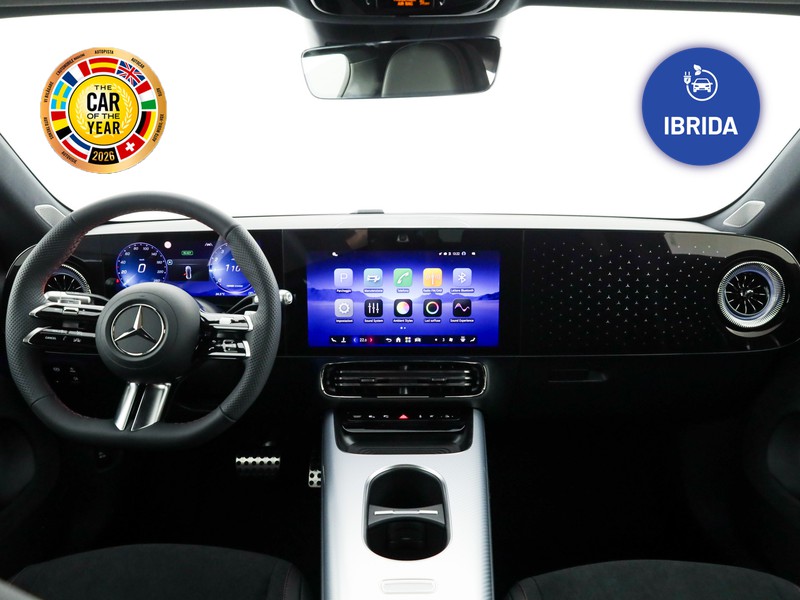 Mercedes CLA Coupè 180 amg line advanced plus auto ibrido bianco