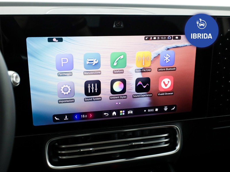 Mercedes GLB 180 advanced plus auto ibrido argento