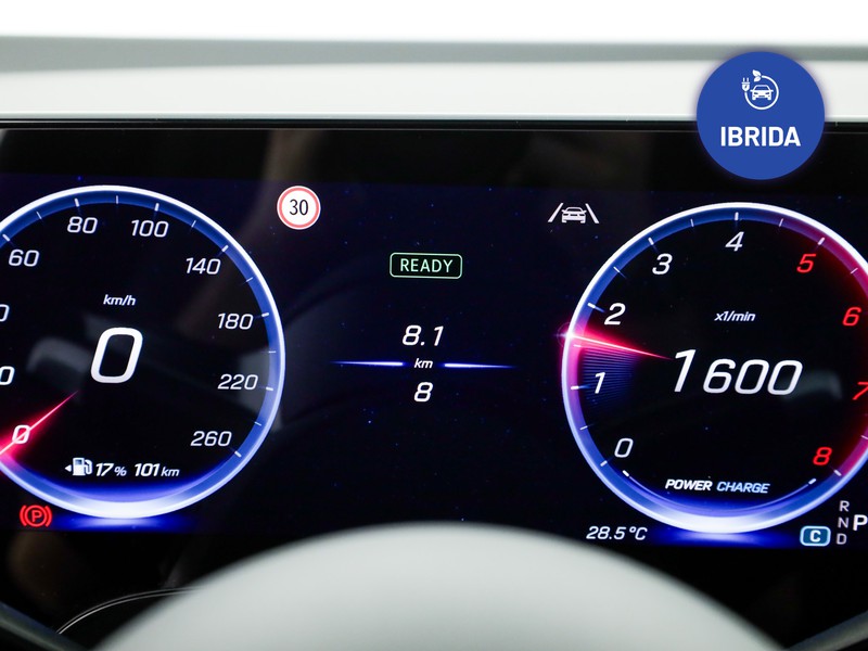 Mercedes GLB 180 amg line advanced plus auto ibrido argento