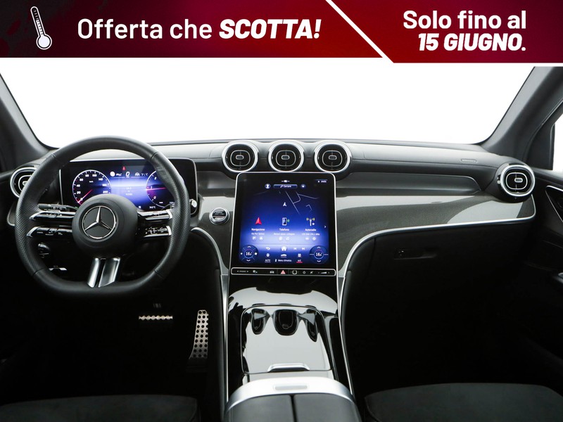 Mercedes GLC 220 d amg line advanced 4matic auto ibrido bianco