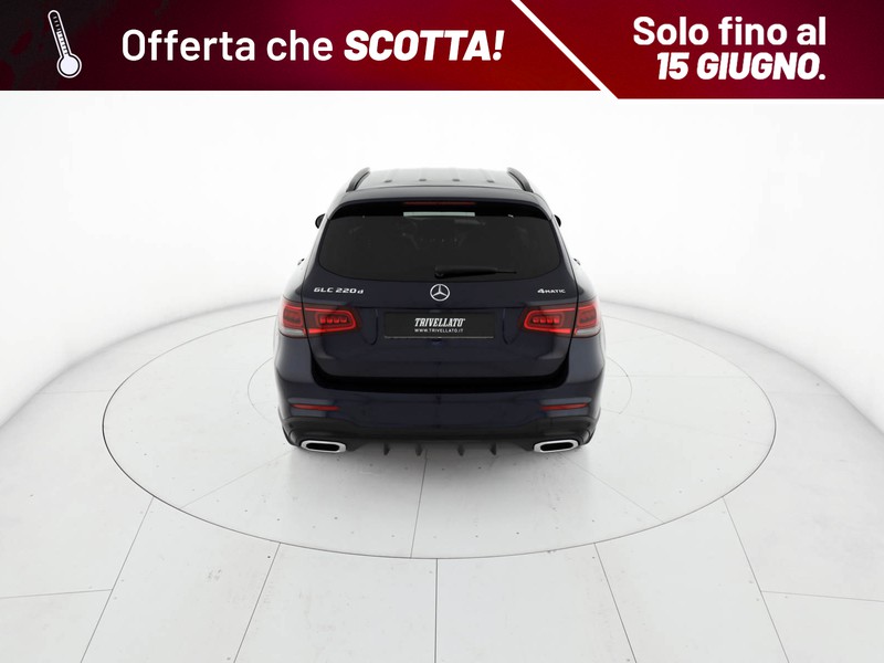Mercedes GLC 220 d premium 4matic auto diesel blu/azzurro
