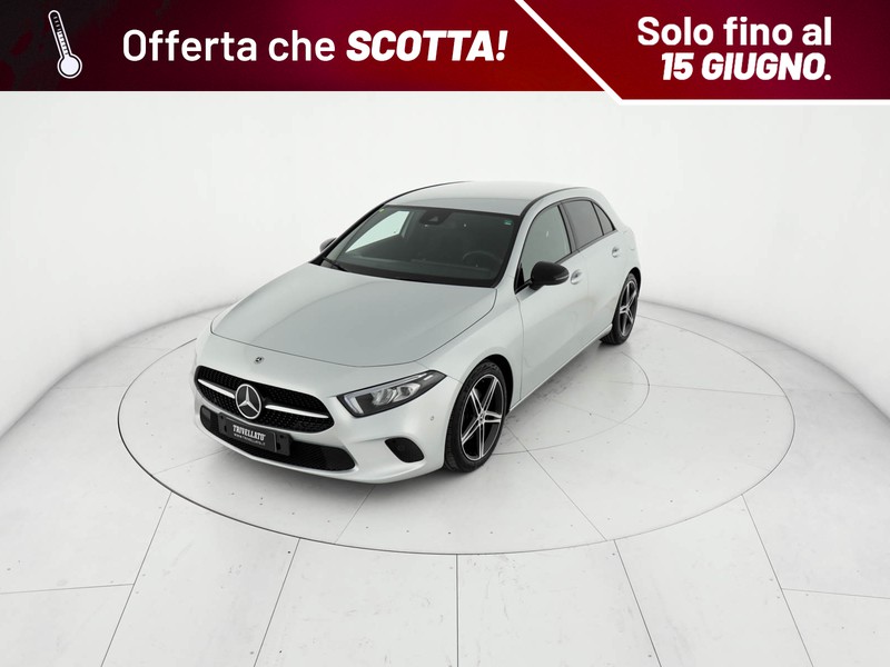 Mercedes Classe A 180 d sport night edition auto diesel argento