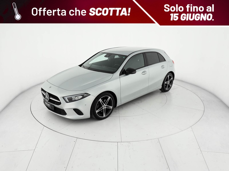 Mercedes Classe A 180 d sport night edition auto diesel argento