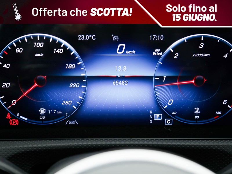 Mercedes Classe A 180 d sport night edition auto diesel argento