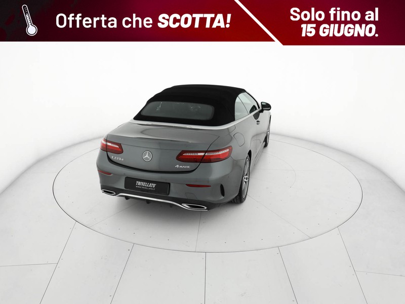 Mercedes Classe E Cabrio cabrio 220 d premium auto diesel argento
