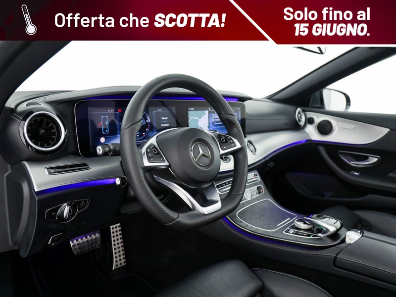 Mercedes Classe E Cabrio cabrio 220 d premium auto diesel argento