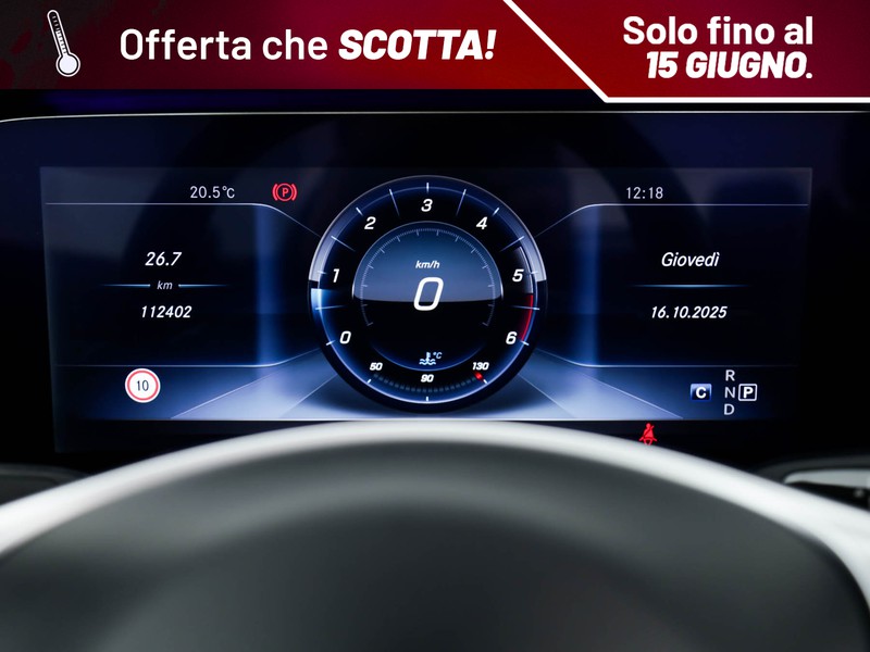 Mercedes Classe E Cabrio cabrio 220 d premium auto diesel argento
