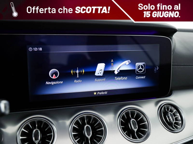 Mercedes Classe E Cabrio cabrio 220 d premium auto diesel argento