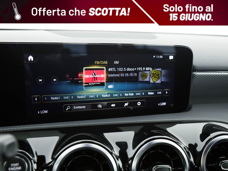 Mercedes Classe A 180 d sport auto diesel argento