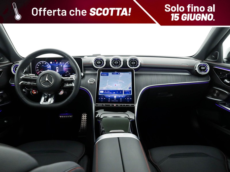AMG Classe C c sw amg 43 mhev premium plus 4matic 422cv auto ibrido bianco